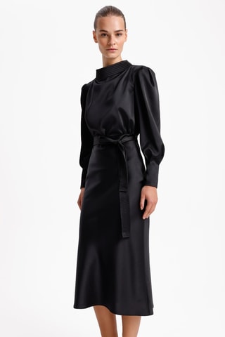 Vestido midi - Preto