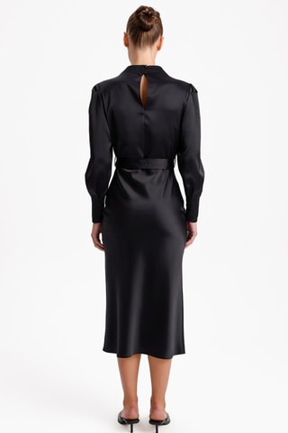 Vestido midi - Preto