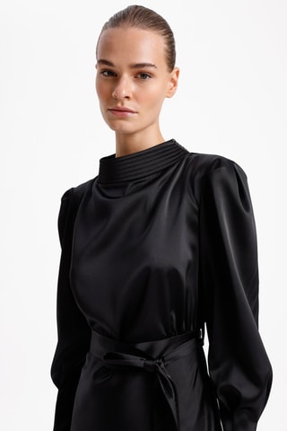 Vestido midi - Preto