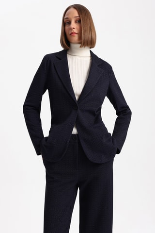 Blazer - Azul-escuro