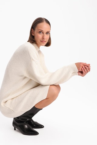 Vestido-camisola - Cru