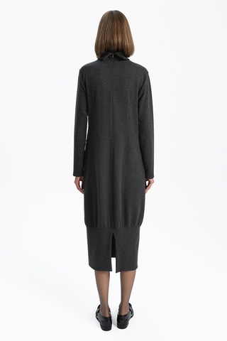 Vestido-camisola - Antracite
