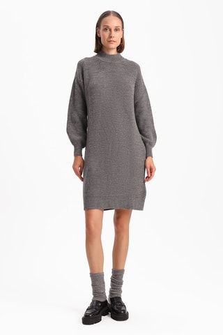 Vestido-camisola - Antracite