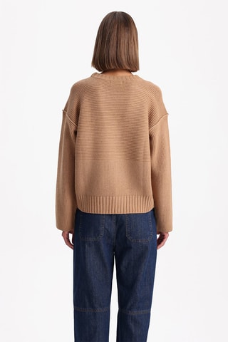 Camisola oversize - Bege