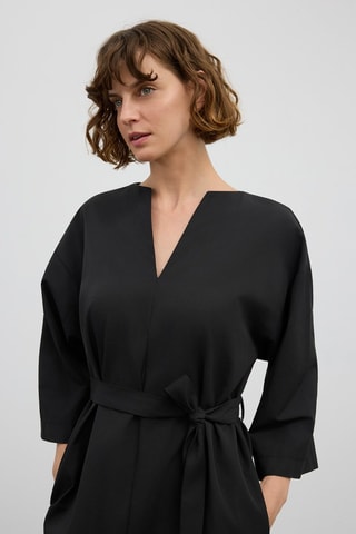 Vestido midi - Preto