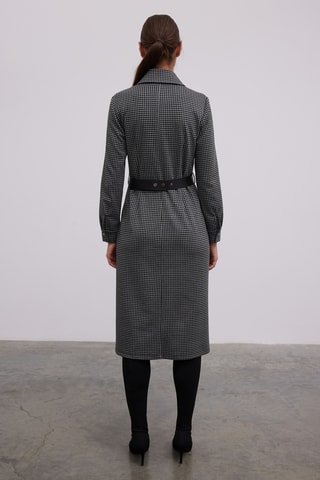 Vestido direito - Cinzento-claro