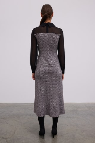 Vestido estilo patinadora - Preto