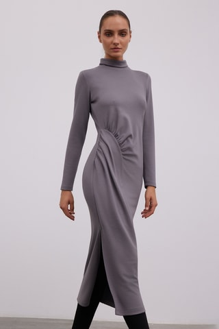 Vestido comprido - Antracite