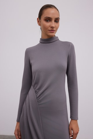 Vestido comprido - Antracite