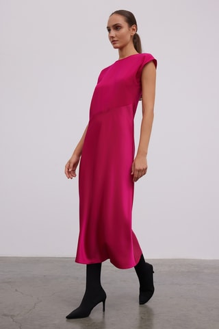 Vestido comprido - Fúcsia