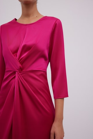 Vestido direito - Fúcsia