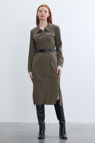 Vestido direito - Toupeira