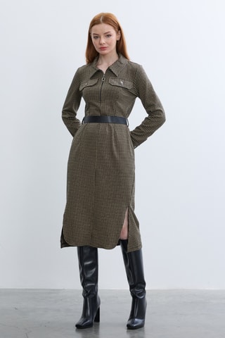 Vestido direito - Toupeira
