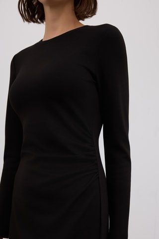 Vestido justo - Preto