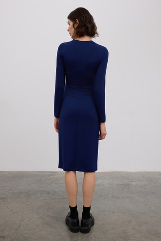 Vestido justo - Azul-eléctrico