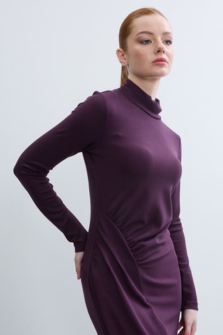 Vestido comprido - Bordô