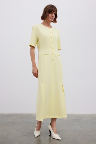 Vestido comprido - Amarelo