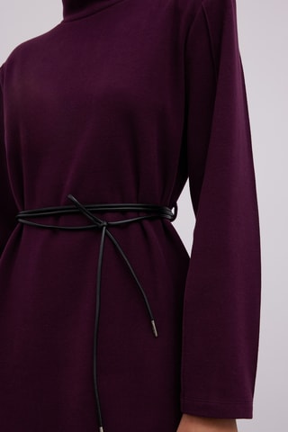 Vestido midi - Bordô