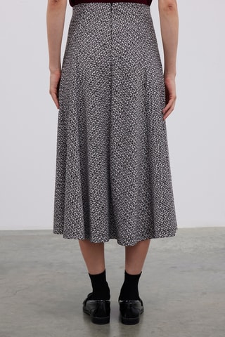 Saia midi - Preto
