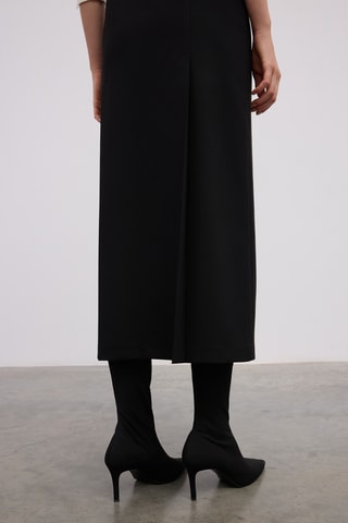 Saia midi - Preto