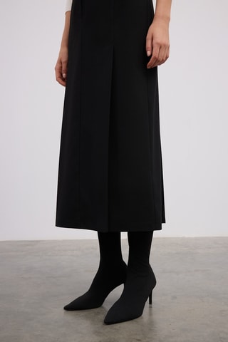 Saia midi - Preto
