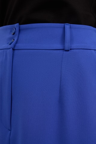 Saia midi - Azul-cobalto