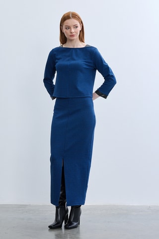Top - Azul-real