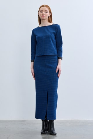 Top - Azul-real