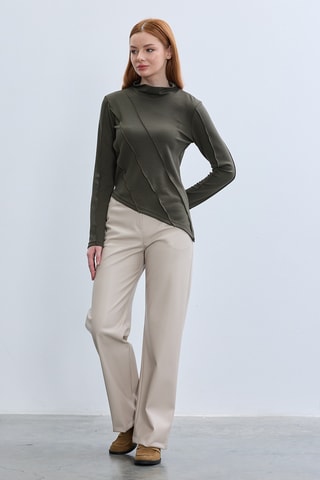 Blusa - Verde-azeitona