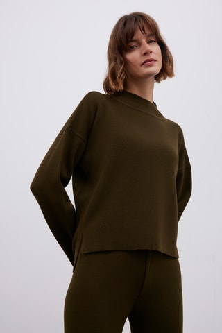 Camisola - Verde-azeitona