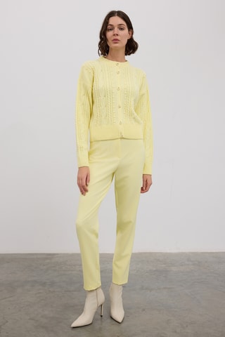 Casaco de malha - Amarelo