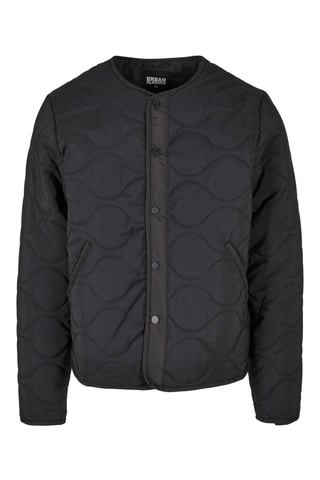 Gewatteerde Jas - Zwart