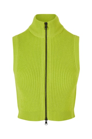 Kort Mouwloos Vest - Groen