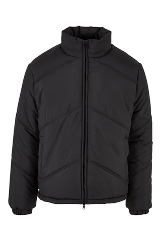Gewatteerde Jas - Zwart