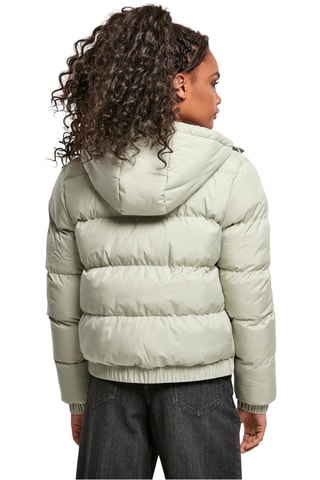Gewatteerde Jas met Capuchon - Beige