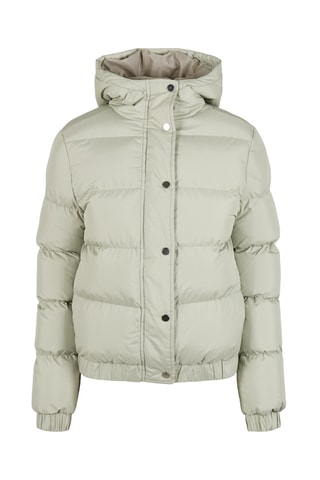 Gewatteerde Jas met Capuchon - Beige