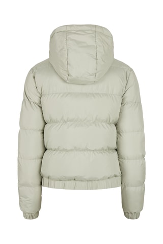 Gewatteerde Jas met Capuchon - Beige