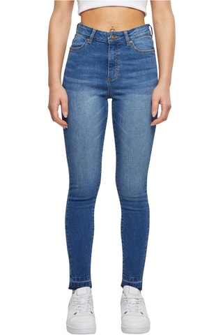 Jeans Skinny Hoge Taille - Blauw