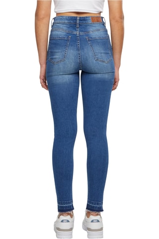 Jeans Skinny Hoge Taille - Blauw