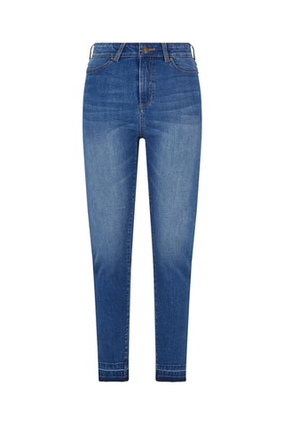 Jeans Skinny Hoge Taille - Blauw