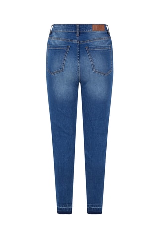 Jeans Skinny Hoge Taille - Blauw