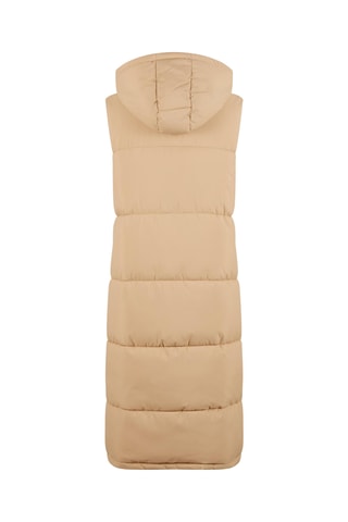Lange Bodywarmer - Beige