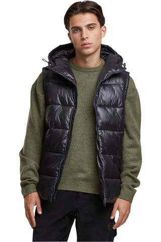 Bodywarmer met Capuchon - Zwart