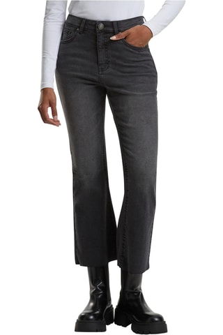 Jeans Hoge Taille - Zwart