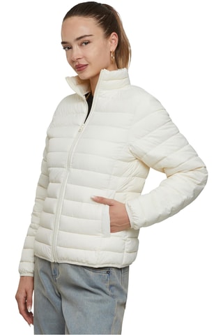Gewatteerde Jas Light - Ecru