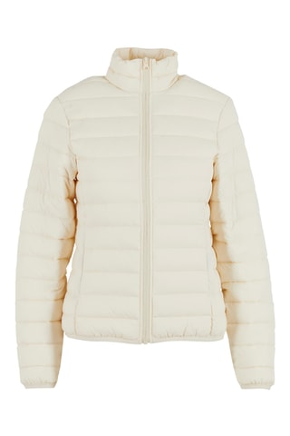 Gewatteerde Jas Light - Ecru