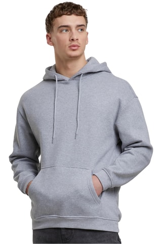 Sweater met Capuchon - Gemêleerd Grijs