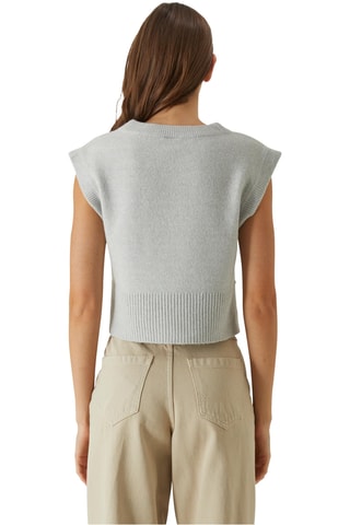 Crop Top - Grijs