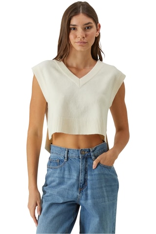 Crop Top - Ecru