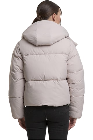 Gewatteerde Jas met Capuchon - Beige